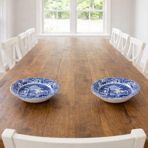 Spode Blue Italian Collection Porcelain Cereal Bowls, Set of 2, 8", Blue White